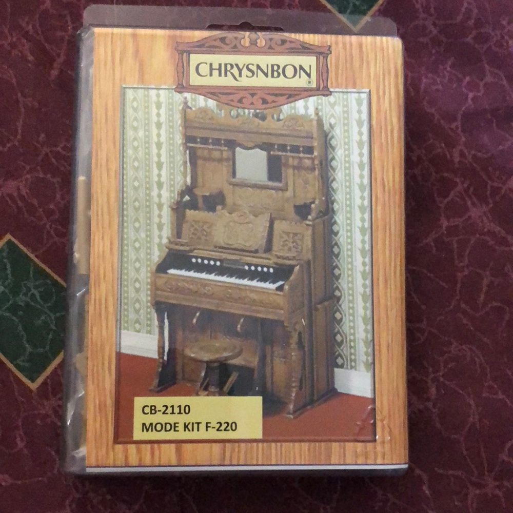 Vintage Chrysnbon dollhouse 1” Scale Piano Kit